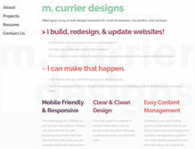 Tablet Screenshot of mcurrier.com
